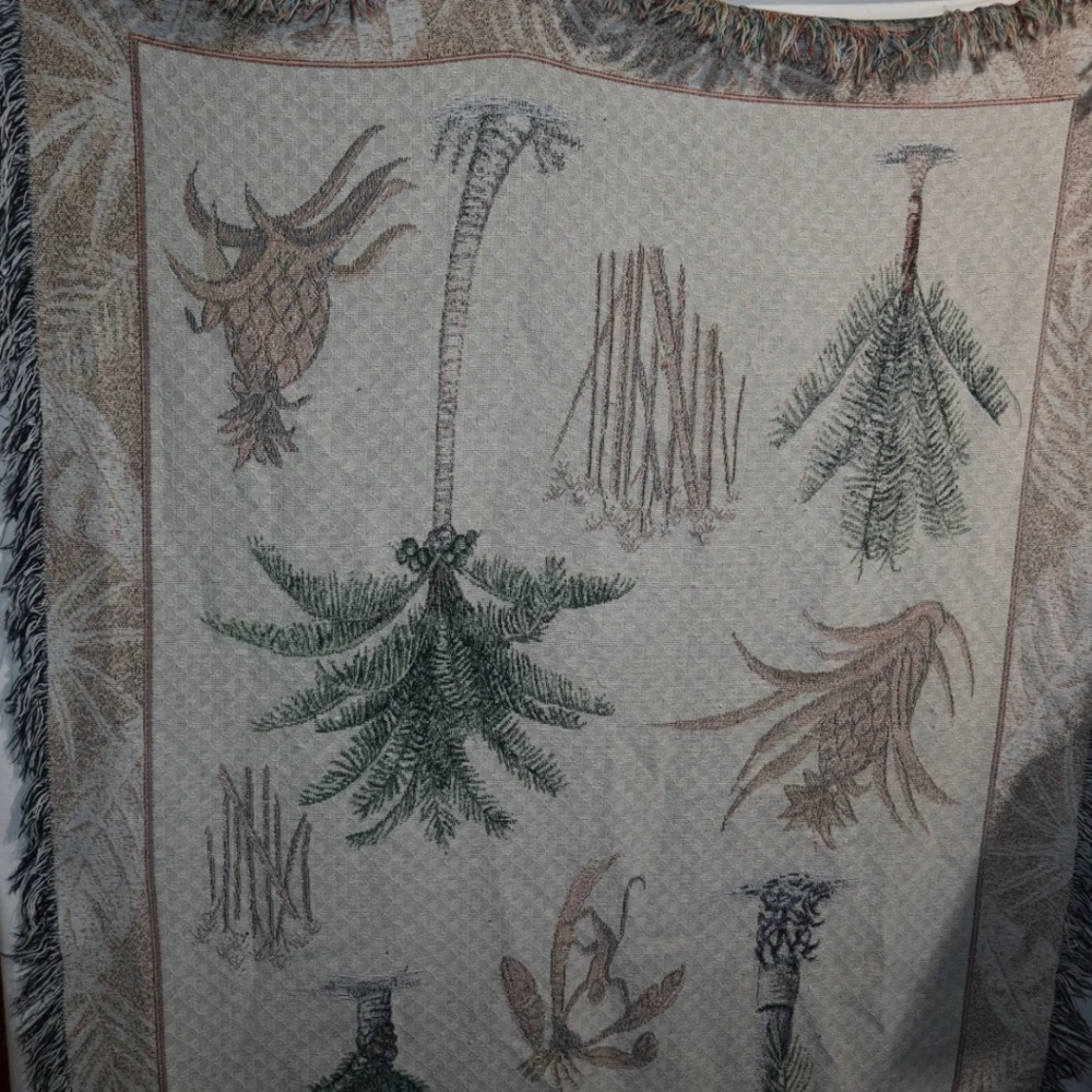 Palm Trees and Pineapples Tapestry‎ Throw